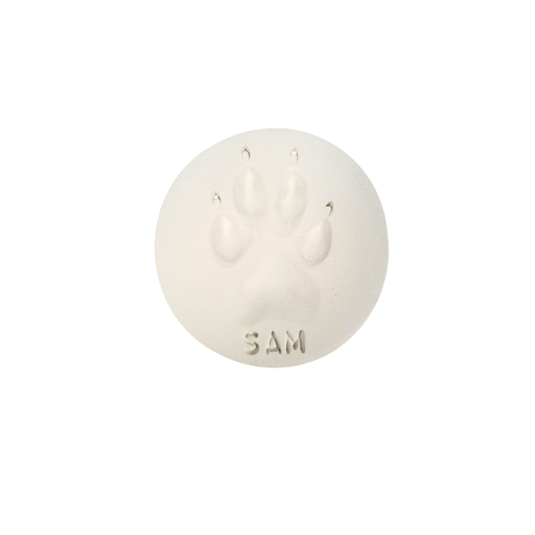 Clay Paw Print-image